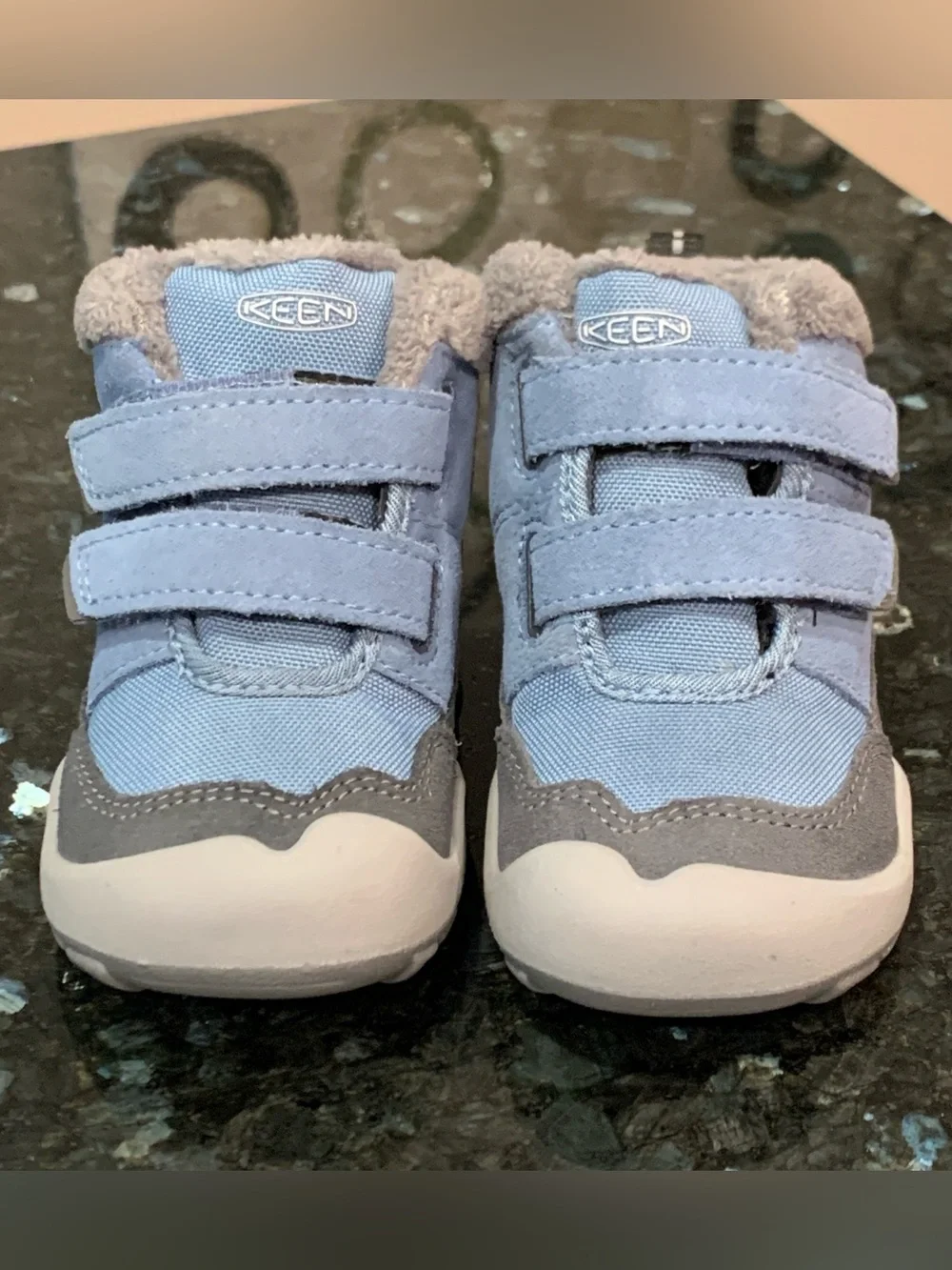 New! KEEN Kids Knotch Chukka DS Boots - Toddler Size 5 - Blue Gray Winter Snow